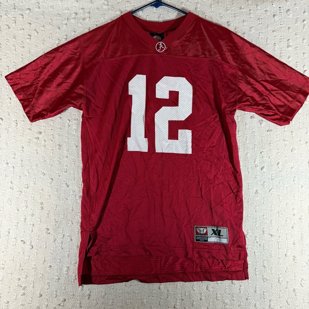 Genuine Stuff‎ Collegiate Alabama University Youth XL Jersey CRIMSON 12